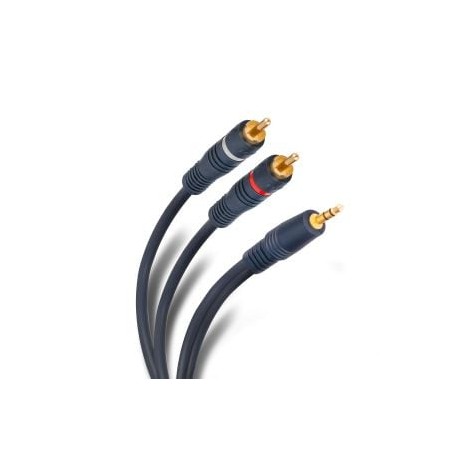 Cable plug 3,5 mm a 2 plug RCA de 3,6 m