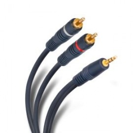 Cable plug 3,5 mm a 2 plug RCA de 1,8 m