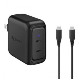 Cargador GaN USB C doble Power Delivery 100 W