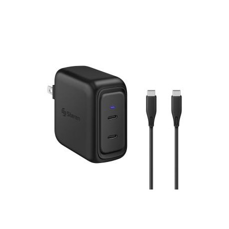 Cargador GaN USB C doble Power Delivery 100 W