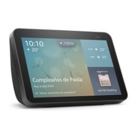 Pantalla inteligente con Alexa y cámara de 13 MPx (2da Gen), negra