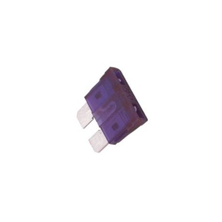 Fusible automotriz de 32 Vcc 3 A, violeta