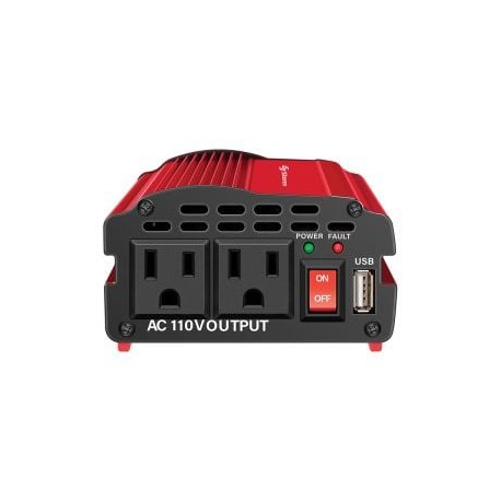 Inversor de corriente automotriz de 600 W (12 Vcc a 110 Vca)