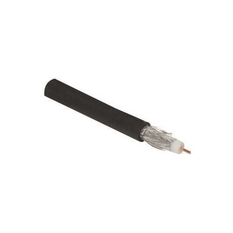 Cable coaxial RG6 con alambre central de acero cobrizado