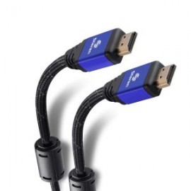 Cable HDMI 4K con filtros de ferrita y cable tipo cordón, de 10 m