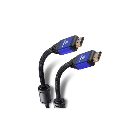 Cable HDMI 4K con filtros de ferrita y cable tipo cordón, de 10 m