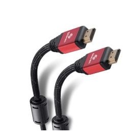 Cable HDMI 4K con filtros de ferrita y cable tipo cordón, de 10 m