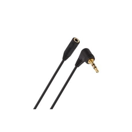 Cable de plug 2.5 mm a jack 3.5 mm, de 10 cm, estéreo