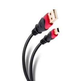 Cable Elite reforzado USB a mini USB, de 1,8 m