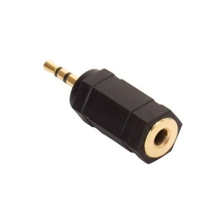 Adaptador elite de plug 2,5 mm a jack 3,5 mm, estéreo